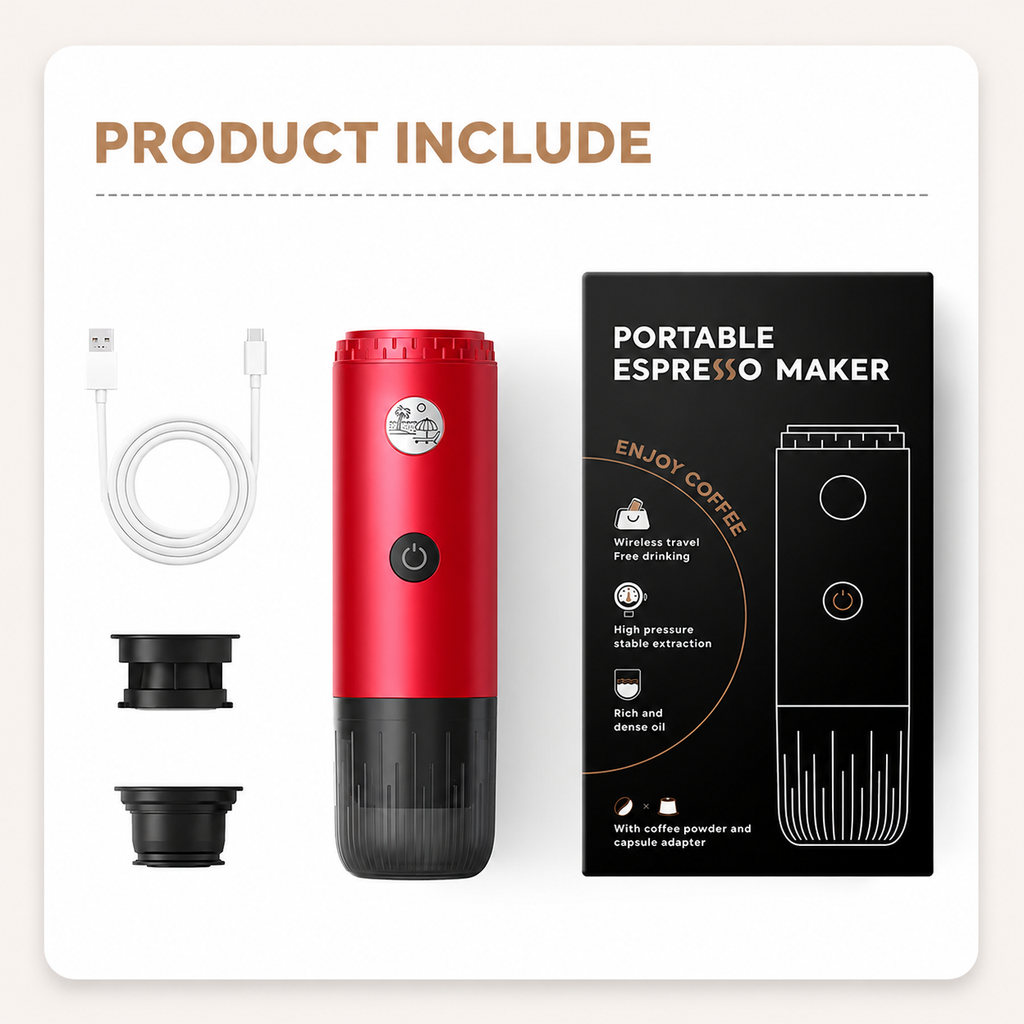 Roam Brew Portable Espresso Maker—Barista Coffee Anywhere